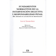 FUNDAMENTOS NORMATIVOS DE LA INTERVENCIÓN DELICTIVA RESP. PENAL